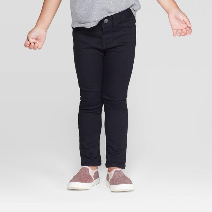 Toddler Girls' Jeans - Cat & Jack Black