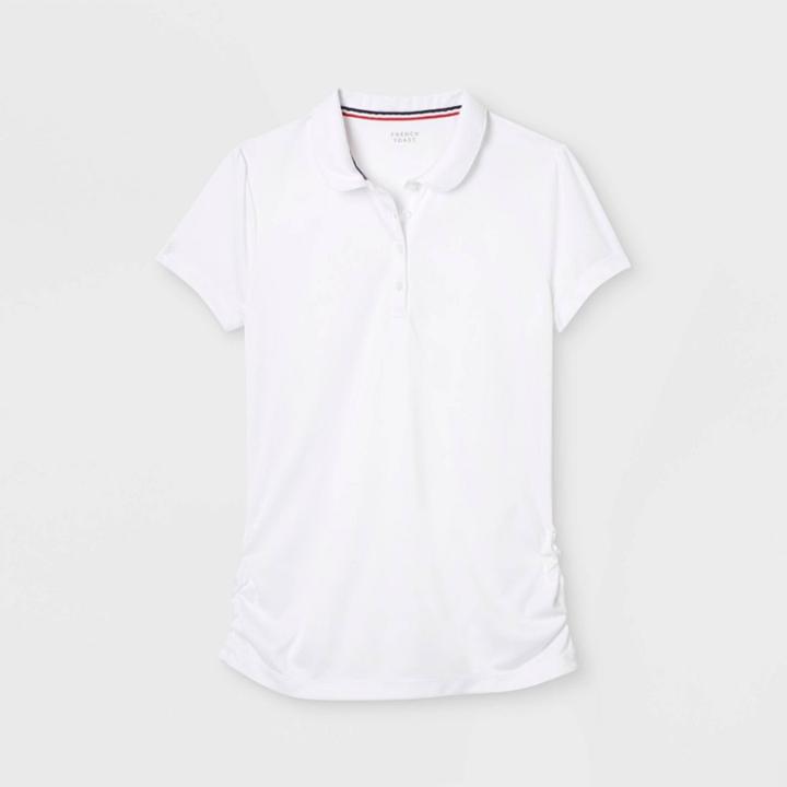 French Toast Girls' Sport Uniform Polo Shirt - White