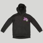 Girls' Trollhunters Long Sleeve Hooded Sweatshirt - Charcoal Gray