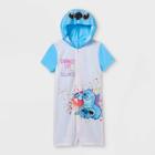 Girls' Lilo & Stitch Pajama Romper - Blue