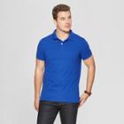 Men's Standard Fit Short Sleeve Pique Polo Shirt - Goodfellow & Co Uniform Blue