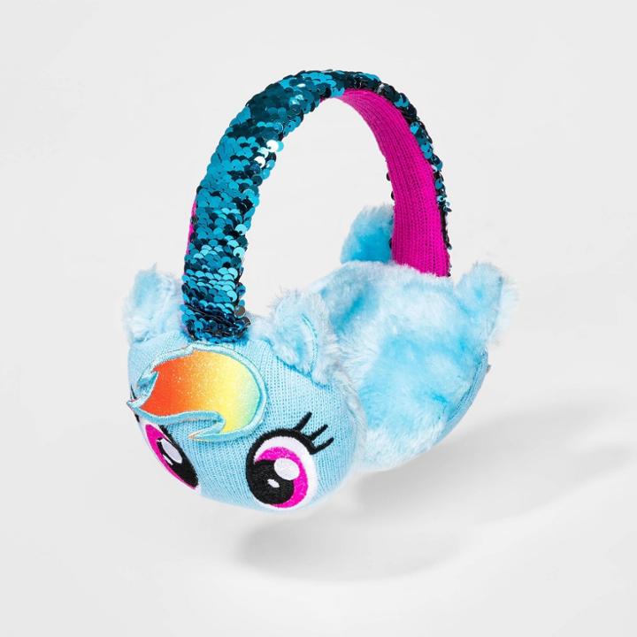 Hasbro Girls' My Little Pony Rainbow Dash Hat - Blue One Size, Girl's