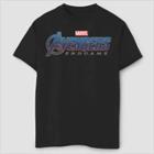Boys' Marvel Endgame Logo Short Sleeve T-shirt - Black