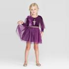Disney Toddler Girls' Frozen Anna Cosplay Dress - Purple