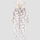 Babys' Pram Sheep Overcoat - Just One You Made By Carter's Gray Newborn, Kids Unisex