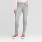 Women's High-rise Curvy Skinny Jeans - Universal Thread Gray