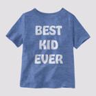 Toddler's 33 Revolutions 'best Kid Ever' Short Sleeve Graphic T-shirt - Heather Blue
