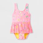 Baby Girls' Galaxy One Piece Swimsuit - Cat & Jack Pink 18m, Girl's,