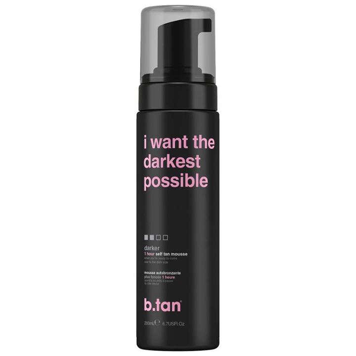 B.tan I Want The Darkest Tan Possible Self Tan Mousse