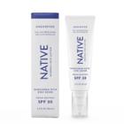 Native Unscented Mineral Face Lotion - Spf