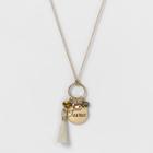 Target Women's Fashion Zodiac Taurus Charm Necklace - Gold, Bright Gold Zodiac
