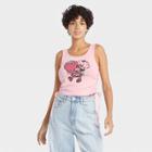 Women's Strawberry Shortcake Cinched Graphic Tank Top - Pink