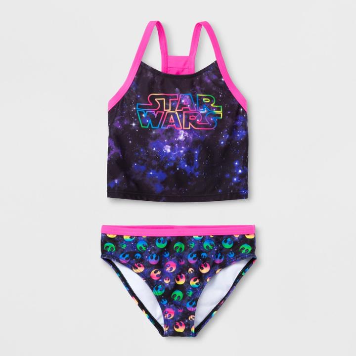 Girls' Star Wars Bikini Set - Black
