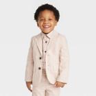 Toddler Boys' Stretch Chambray Suiting Jacket - Cat & Jack Tan