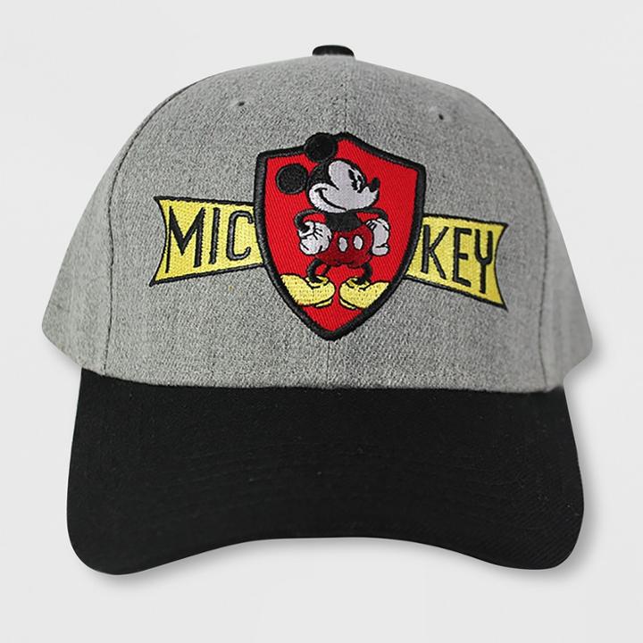 Disney Men's Mickey Mouse Retro Uncle Cap - Gray