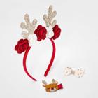 Toddler Girls' Reindeer Headband Clip Set - Cat & Jack