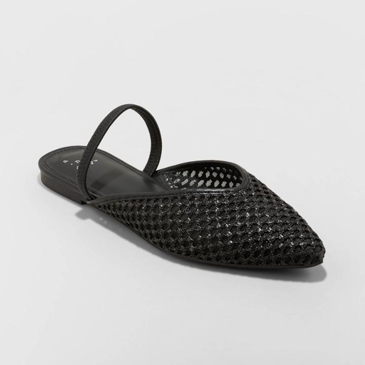 Women's Amabel Flats And Slip-ons - A New Day Black
