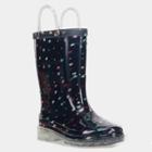 Toddler Girls' Western Chief Alia Glitter Rain Boots - Navy