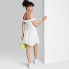 Women's Ruffle Tiered Dress - Wild Fable White Xxs