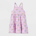 Toddler Girls' Tiered Knit Tank Dress - Cat & Jack Purple