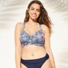 Women's Underwire Wrap Bikini Top - Kona Sol D/dd Cup,