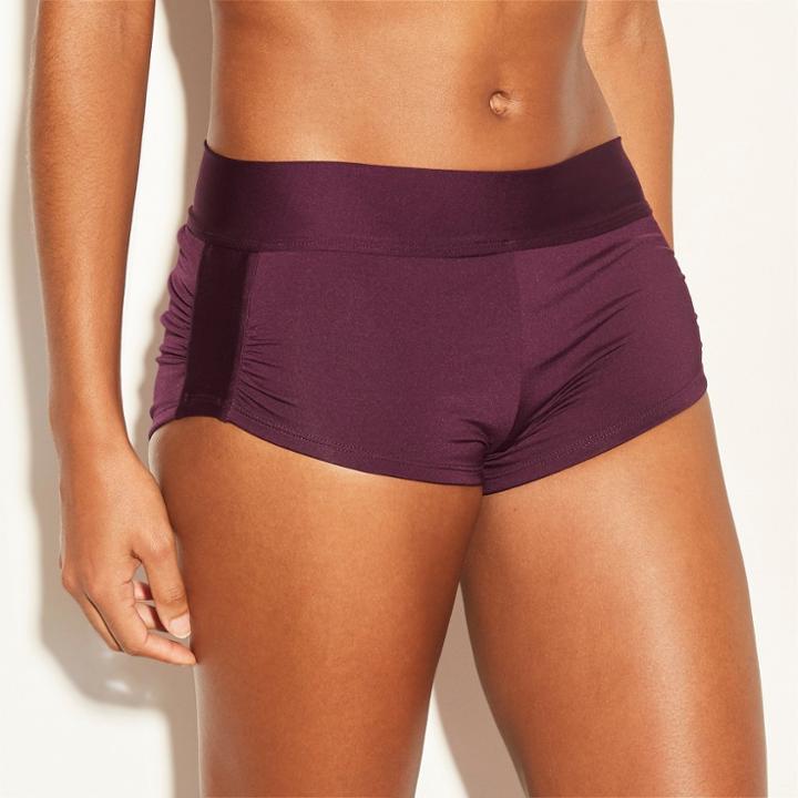 Women's Shortsie Swim Shorts - Kona Sol Atlantic Burgundy L, Royal Burgundy