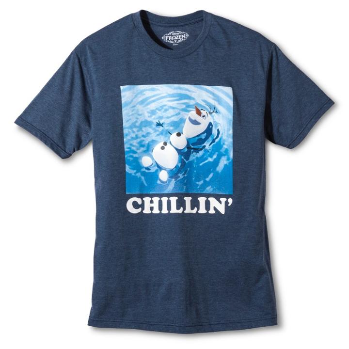 Disney Men's Frozen Olaf Chillin' T-shirt, Size:
