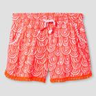 Girls' Printed Fashion Shorts - Cat & Jack Orange
