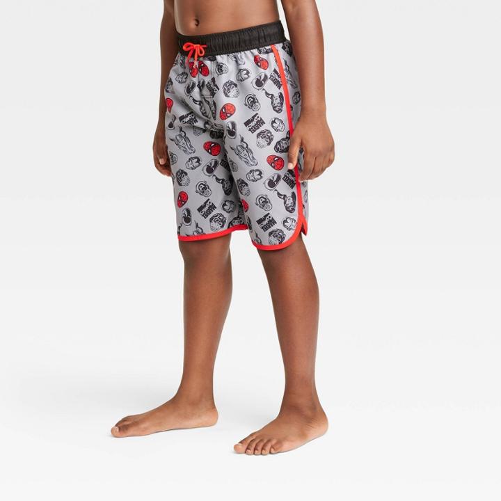 Boys' Marvel Trunks - Gray