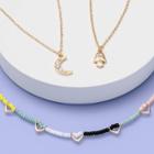 More Than Magic Girls' Moon Charm With Layered Necklace - More Than