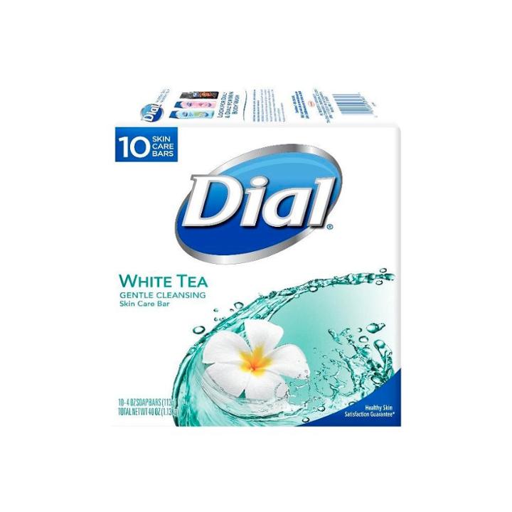 Dial Skin Care White Tea Bar Soap - 10pk