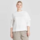 Women's Plus Size Sweatshirt - Prologue White 1x, Women's,