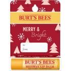 Burt's Bees Merry & Bright Beeswax Lip Balm - Vitamin E & Peppermint