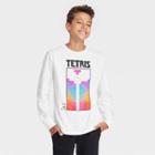 Boys' Tetris Long Sleeve Graphic T-shirt - Art Class White