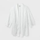 Women's Plus Size Lace Kimono - Genuine Kids From Oshkosh Cream