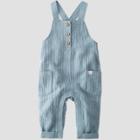 Baby Boys' Creek Gauze Overalls - Little Planet By Carter's Blue Newborn