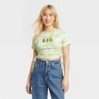 Rugrats Women's Reptar Synched Baby Short Sleeve Graphic T-shirt - Green