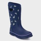 Girls' Polly Neoprene Winter Boots - Cat & Jack Navy (blue)
