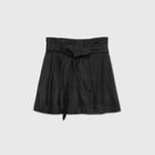 Women's Plus Size Paperbag Shorts - Who What Wear Black