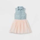 Oshkosh B'gosh Toddler Girls' Tank Tulle Dress - Blue/pink