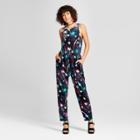 Women's Velvet Fireworks Nye Jumpsuit - Xhilaration Black