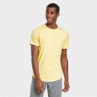 Men's Short Sleeve Soft Stretch T-shirt - All In Motion Yellow Heather