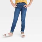 Girls' Mid-rise Pull-on Jeggings - Cat & Jack Light Wash