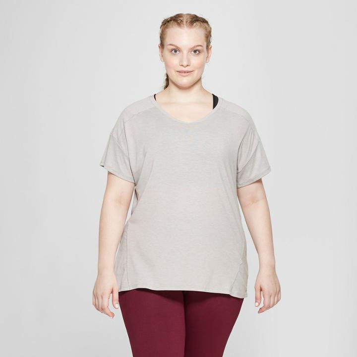 Women's Plus Size Core T-shirt - C9 Champion Heather Grey