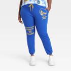 Women's Plus Size Golden State Warriors Nba Graphic Straight Pants - Blue