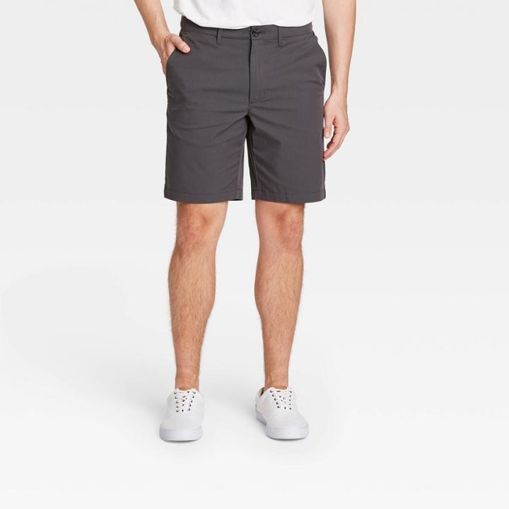 Men's 9 Linden Tech Shorts - Goodfellow & Co Gray