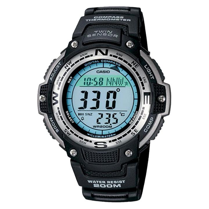 Men's Casio Digital Compass Twin Sensor Sport Watch - Black (sgw100-1v),
