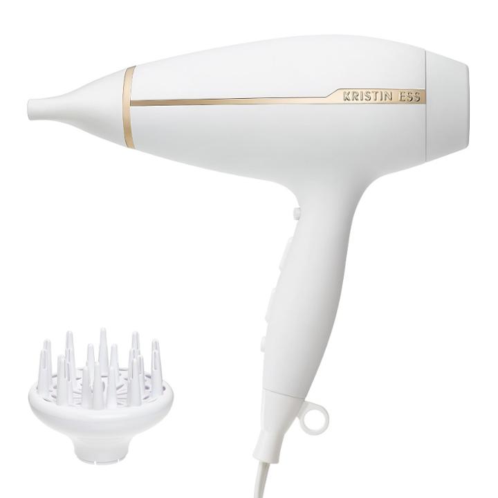 Kristin Ess Iconic Style Professional Blow Dryer - 1875 Watts, White