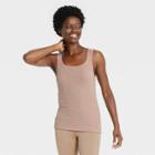 Women's Active Ribbed Tank Top - All In Motion Taupe