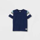 Oshkosh B'gosh Toddler Boys' Knit Pocket Short Sleeve T-shirt - Heather Blue